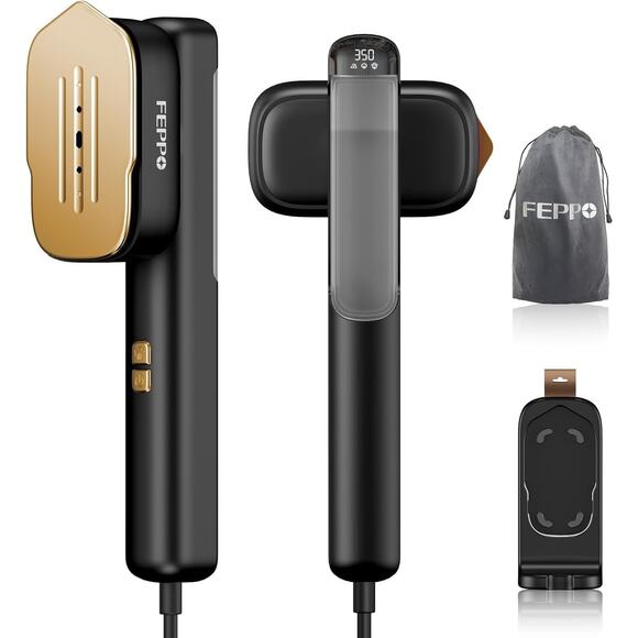 FEPPO Other - FEPPO Travel Steamer for Clothes, 110-240V Dual Voltage Portable Steamer & Iron